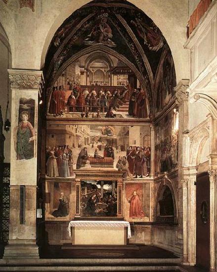 GHIRLANDAIO, Domenico View of the Sassetti Chapel Germany oil painting art